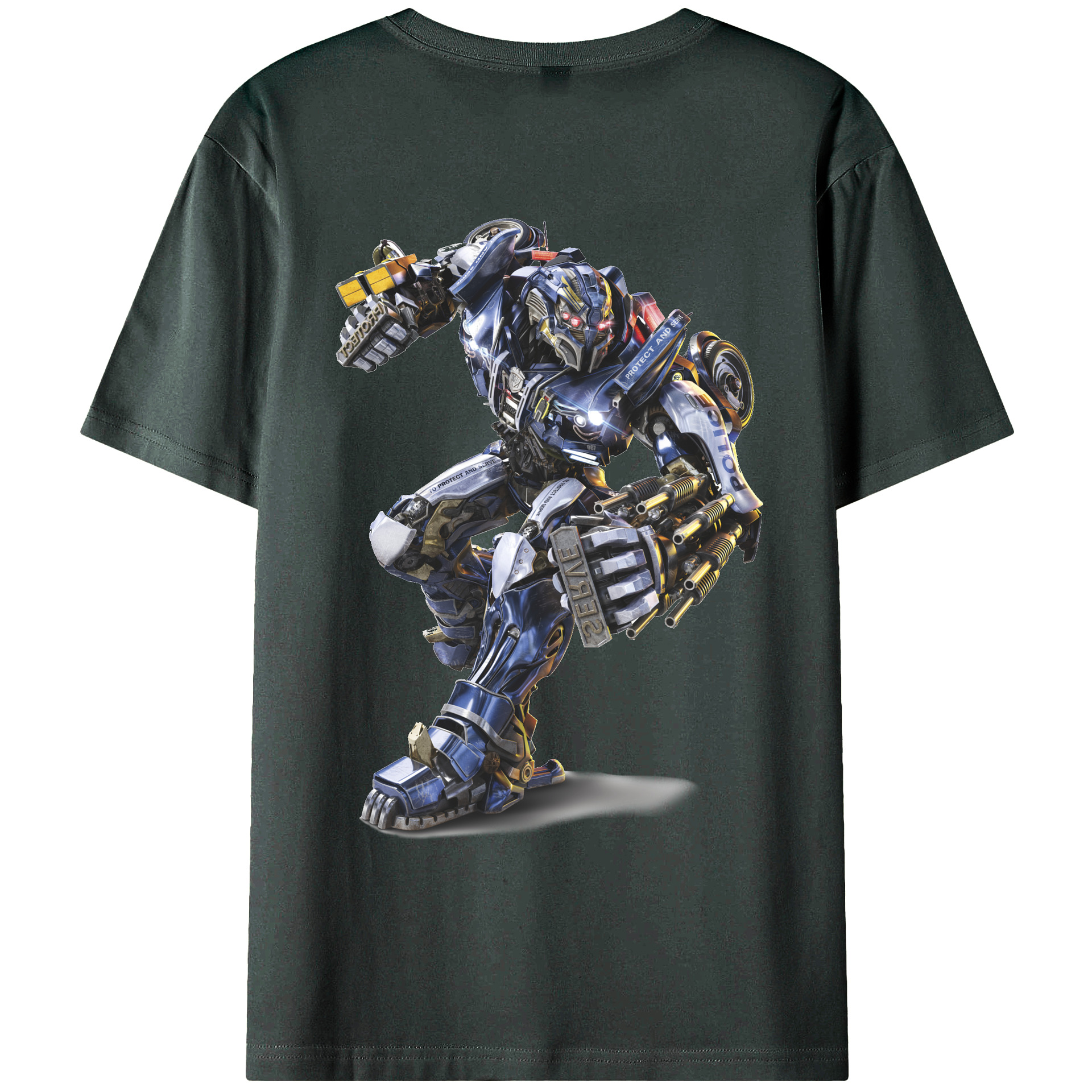 （画像用）  綿100％ メンズ半袖Tシャツ（バックプリント） 通気性